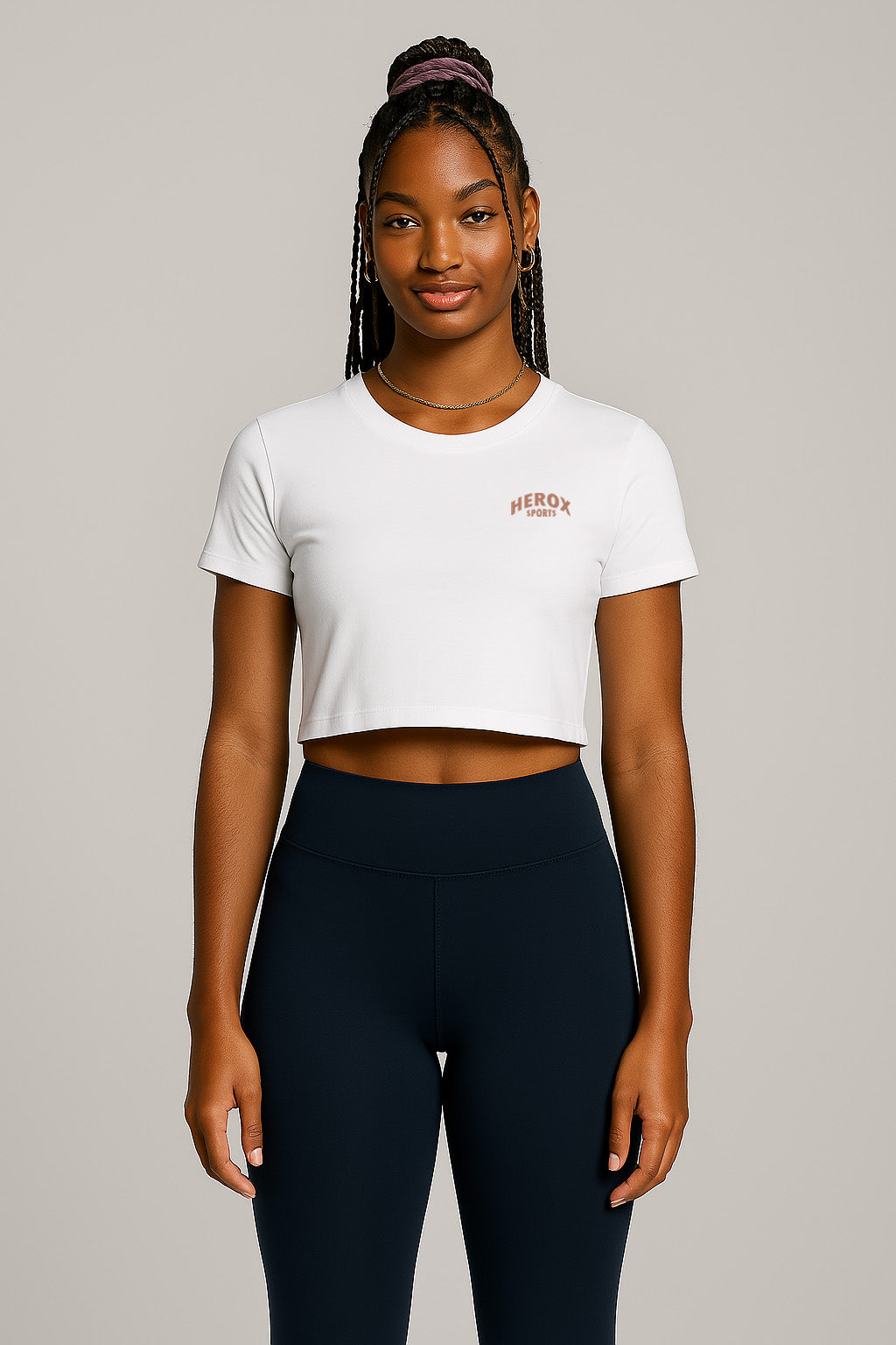 HEROX Crop Top No Sweat White WCNA