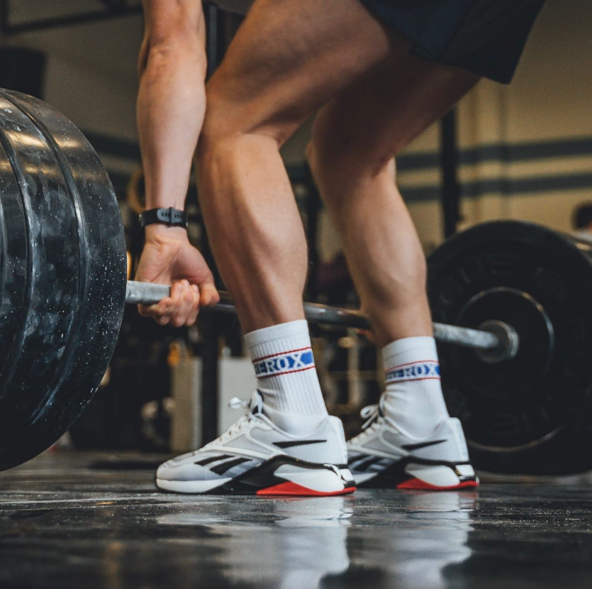 Trainen, Gymmen, crossfit, weightlifting: "Duurzame HEROX sportsokken voor trainen en gymmen, met ademende stof en ultiem comfort voor intensieve workouts."