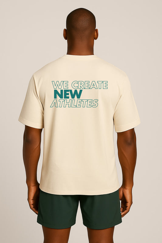 We Create New Athletes Oversized T-shirt