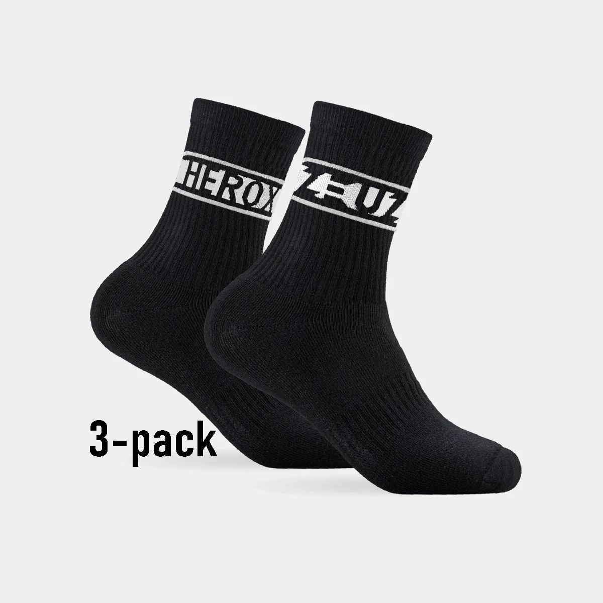 HEROX x ZEUZ 6-Pack zwart