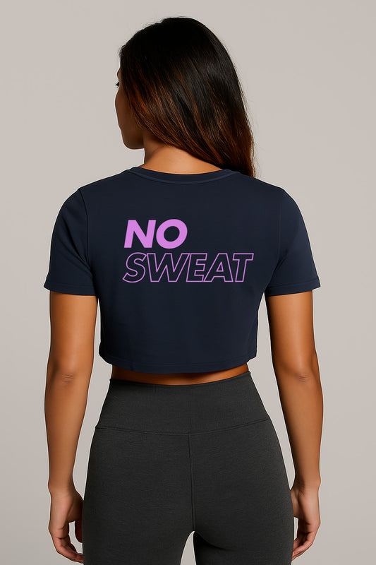 HEROX Crop Top No Sweat Blue Woman